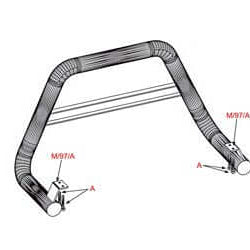 Bull Bar Misutonida per Ford Ranger Double Cab