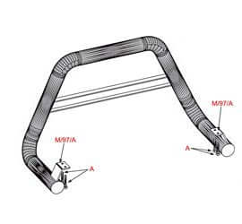 Bull Bar Misutonida per Ford Ranger Double Cab