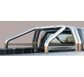 Roll Bar Isuzu D-Max 4 WD Crew 3.0 04/06-Versione Cromata
