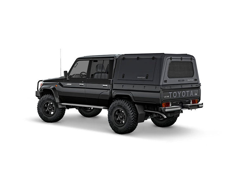 RSI SMARTCAP HARD TOP EVO LC DEFENDER /LAND CRUISER  (NO GLASS) - TOYOTA LAND CRUISER DOUBLE CAB SB-5'  1997-2020  NERO OPACO
