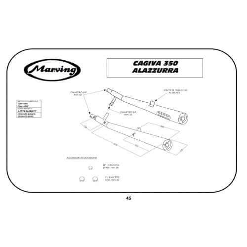 Marving C/2110/NC Cagiva 350 Alazzurra Nero-