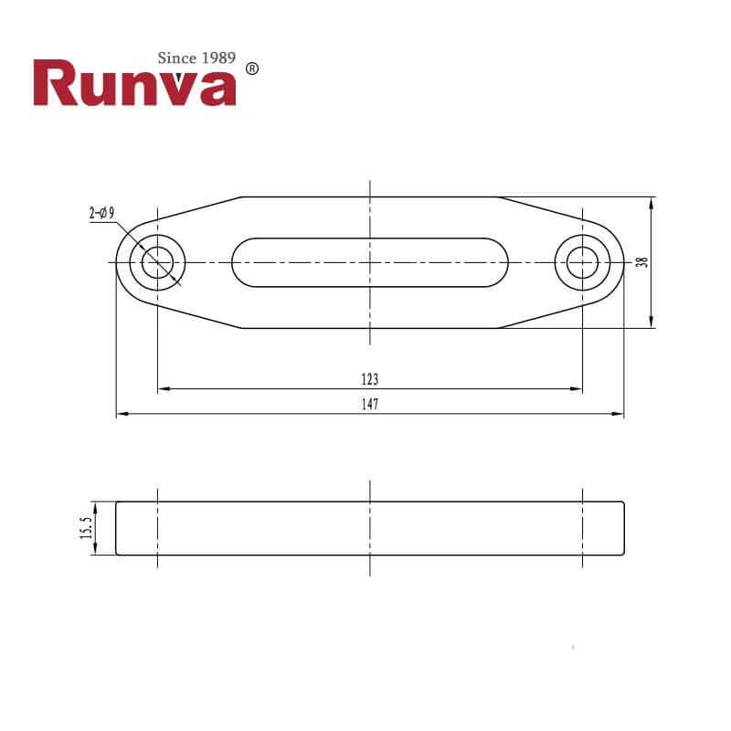 GUIDA FISSA IN ALLUMINIO PER 4500