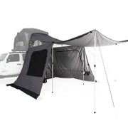 Annex Tipo C per tende Wild Land Caramina 130, creando uno spazio extra e chiuso davanti alla tenda.