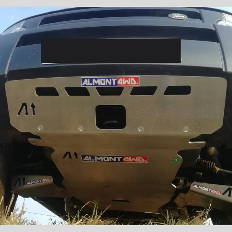LAND ROVER DISCOVERY 4 2010-16 (all engines) 374-Piastre paramotore sospensione anteriore (2uni)