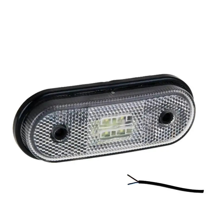 Tralert Fristom - Fanale di segnalazione a LED bianca | 12-24v | 50 cm. di cavo