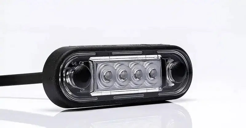 Tralert Fristom - fanale di segnalazione a LED bianca | 12-24v | 15 cm. di cavo