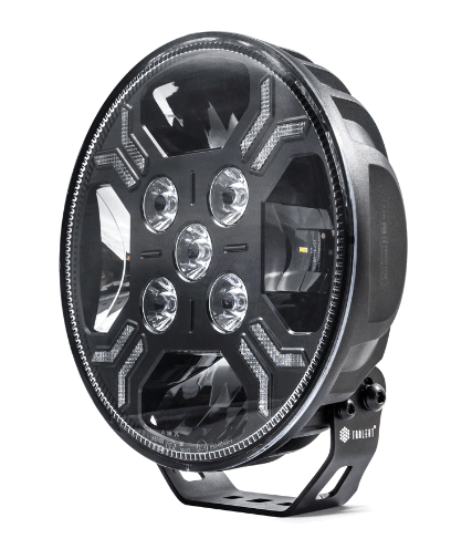 TRALERT - LED Ypsilon 9LED ambra/bianco con flash 7800lm / 3m di cavo