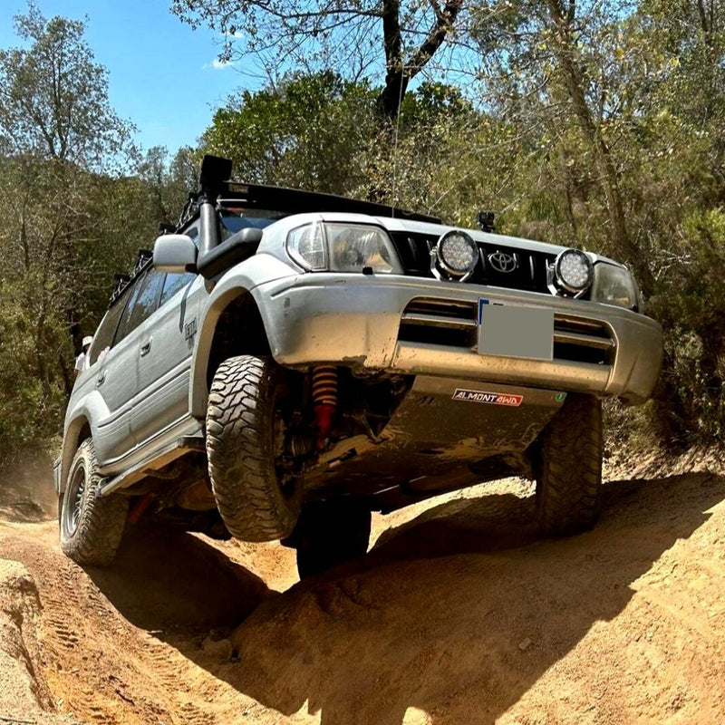 TOYOTA J9 SERIES 1996-2002 8-KZJ-KDJ 90/95 Piastra paramotore anteriore per paraurti ASFIR