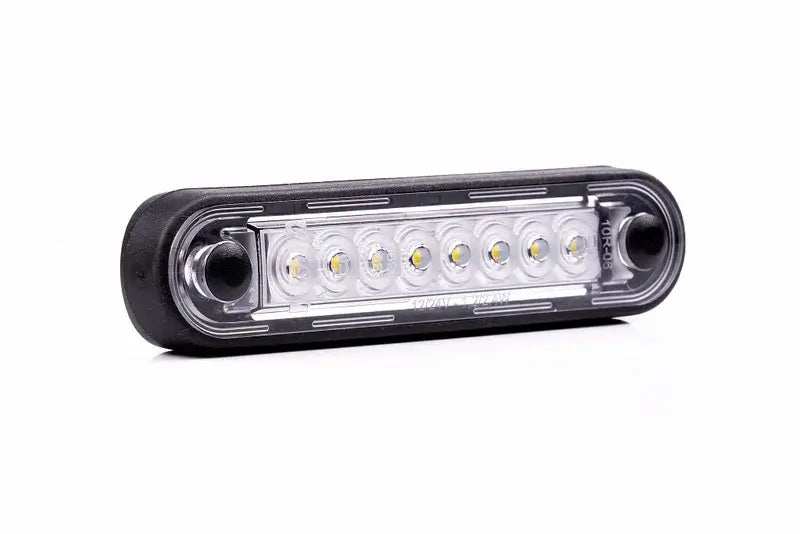 Tralert Fristom -  fanale di segnalazione a LED rossa lunga | 12-24v | 0,15 m. di cavo