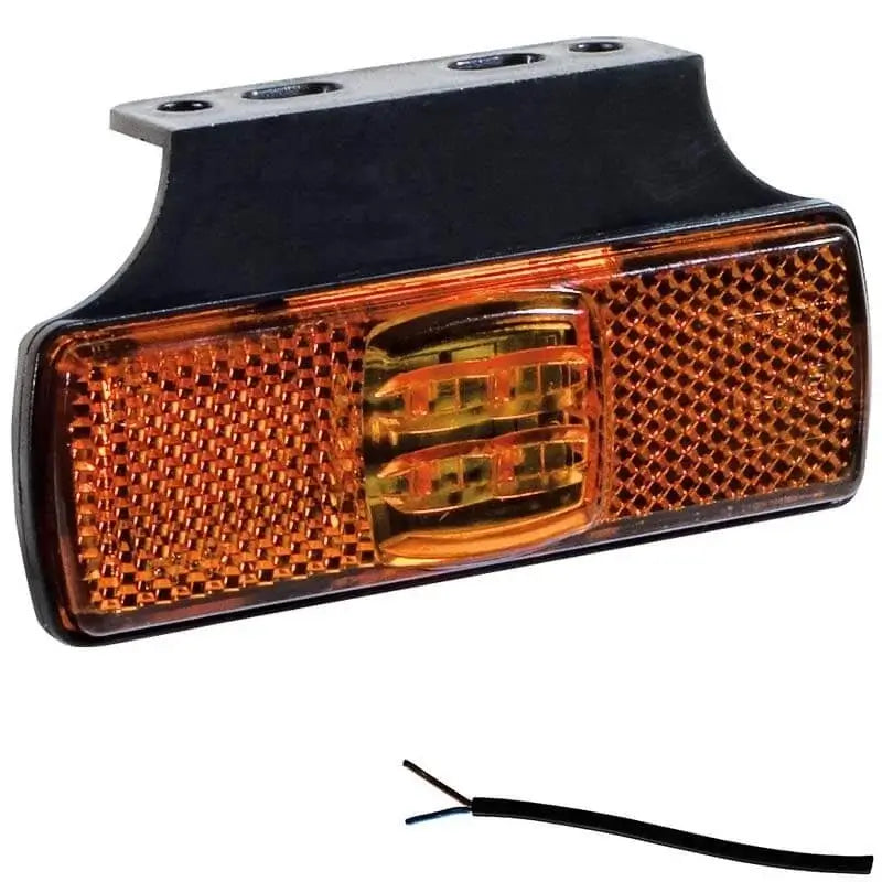 Tralert Fristom - Fanale di segnalazione a LED ambra | 12-24v | Cavo da 50 cm