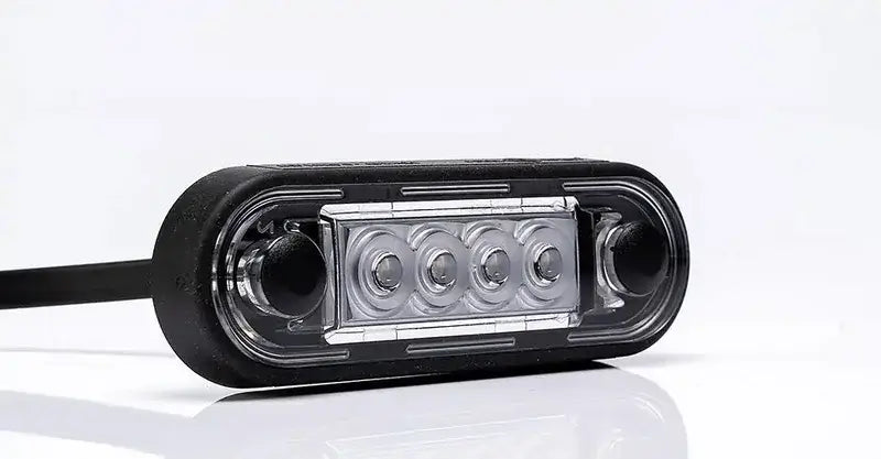 Tralert Fristom - fanale di segnalazione a LED Ambra | 12-24v | 50 cm. di cavo