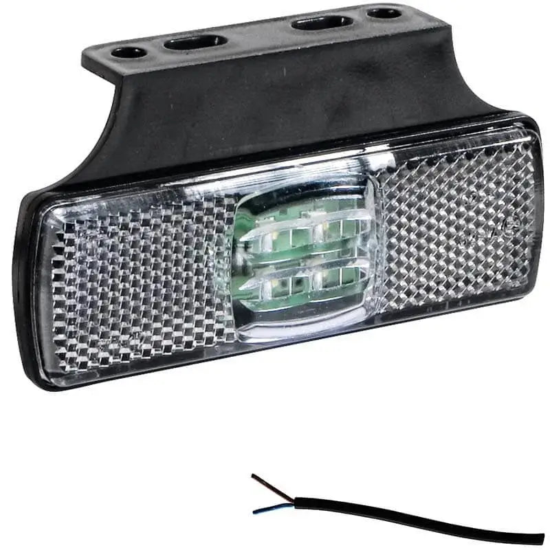 Tralert Fristom - Fanale di segnalazione a LED bianca | 12-24v | 50 cm di cavo |