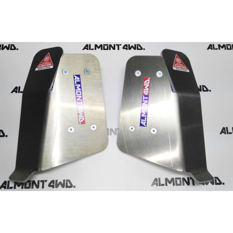 TOYOTA J8 SERIES 1989-2007 Piastra Ammortizzatori posteriori con doppia piastra paramotore HDJ80 (2uni)