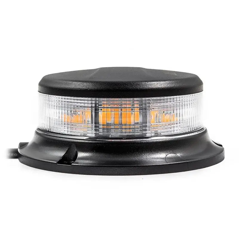 R65 -TRALERT - Torcia LED | ambra | con lente trasparente | 12-24v | R65 | 3 bulloni