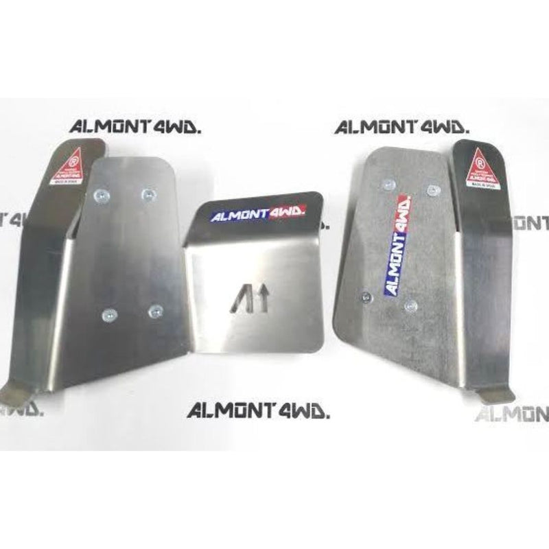 TOYOTA J8 SERIES 1989-2007 Piastra Ammortizzatori a doppia piastra paramotore HDJ80. 80VX 3 Armadietti (2uni)