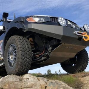 MITSUBISHI L200 2.5 DID 2005-15 236-Piastra paramotore anteriore per paraurti originale