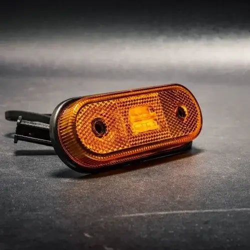 Tralert Fristom - Fanale di segnalazione a LED ambra | 12-24v | 50 cm. di cavo