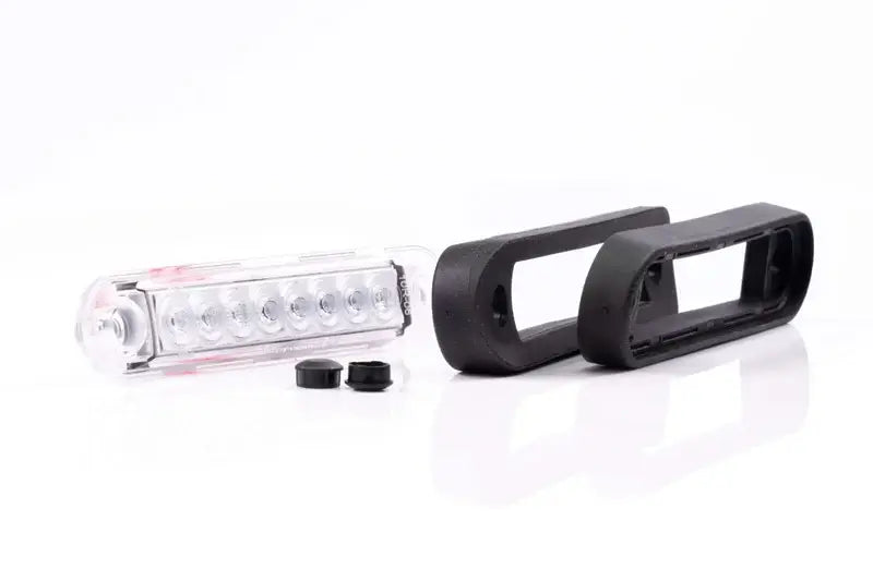Tralert Fristom- fanale di segnalazione a LED / ambra lunga | 12-24v | 0,15 m. di cavo