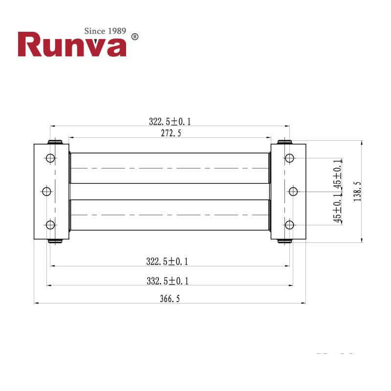 GUIDA A RULLI PER VERRICELLO IDRAULICO HW15000