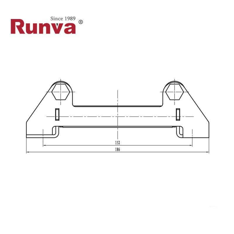 GUIDA A RULLI IN ACCIAIO INOSSIDABILE PER 4500lbs