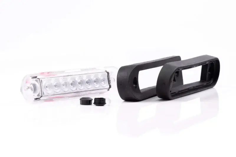 Tralert Fristom -  Fanale di segnalazione a LED rossa lunga | 12-24v | 0,15 m. di cavo