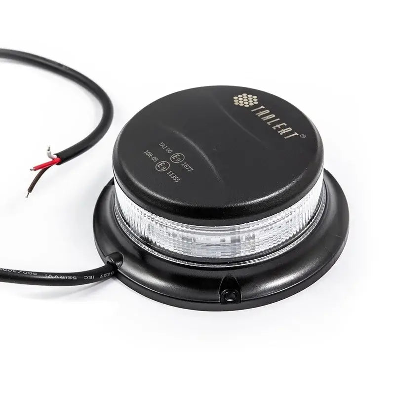 R65 -TRALERT - Torcia LED | ambra | con lente trasparente | 12-24v | R65 | 3 bulloni
