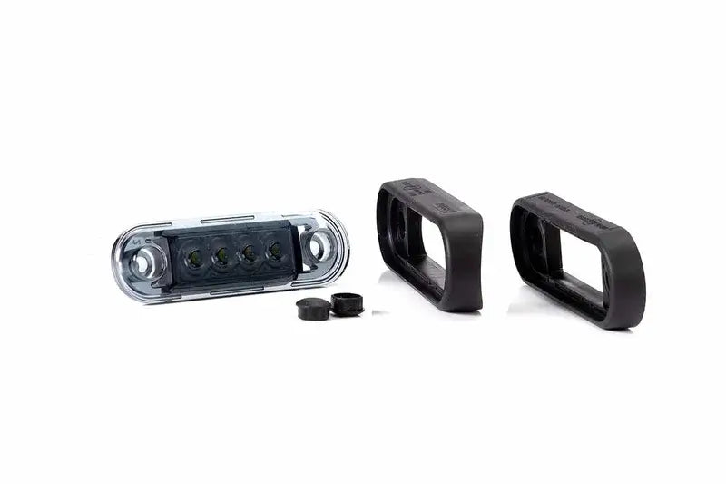 Tralert Fristom - Indicatore luminoso scuro ambra | 12-24v | 0,15 m di cavo