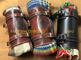 PORTA COPERTA IN PELLE Marrone Anticato+ Coperta PER MOTOCICLISTI CUSTOM