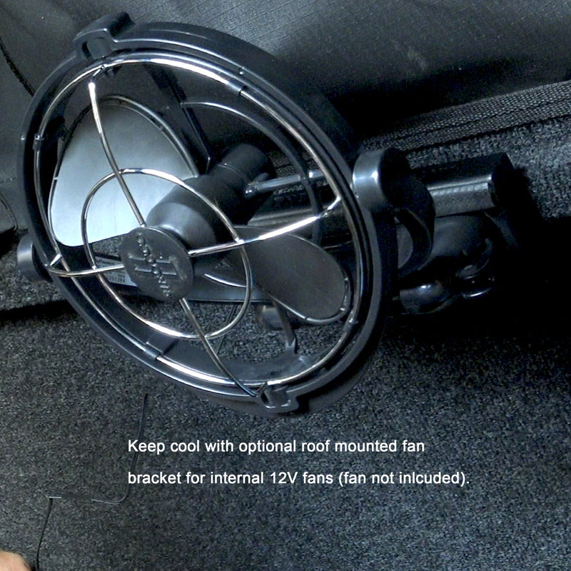 The Bush Company Tenda da tetto Ax27 Clampshell Rooftop tent