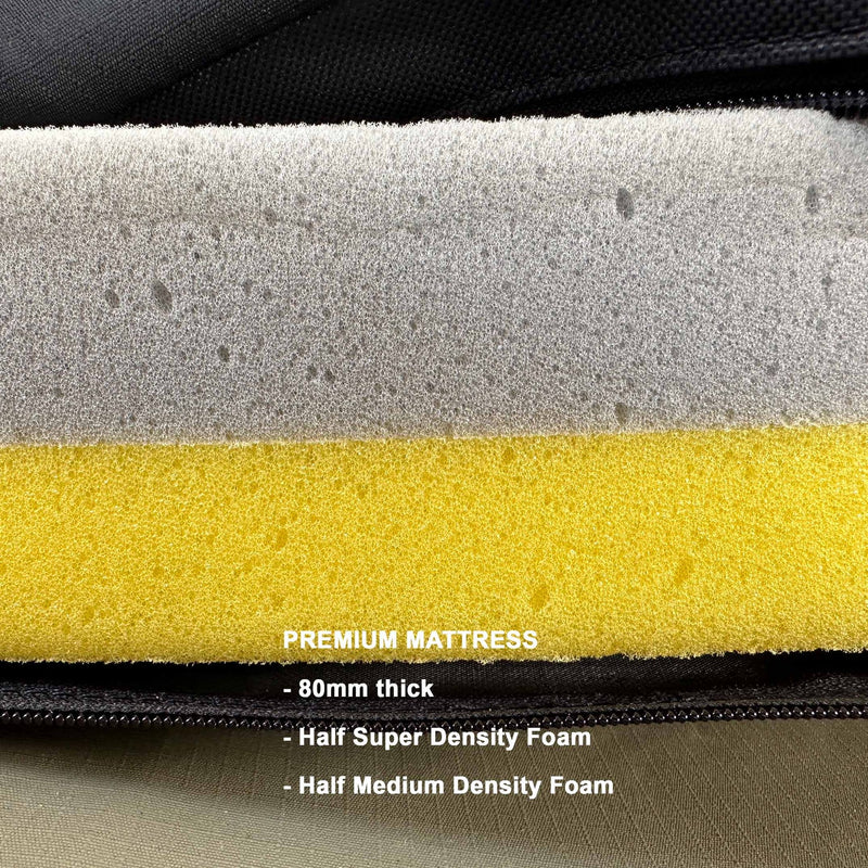 The Bush Company Tenda da tetto Ax27 Clampshell Rooftop tent