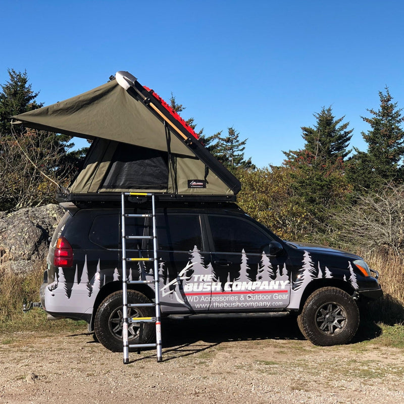 The Bush Company Tenda da tetto Ax27 Clampshell Rooftop tent