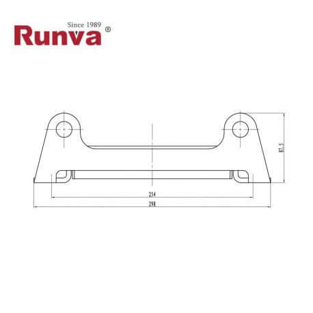 GUIDA A RULLI IN ACCIAIO INOSSIDABILE PER 15000-17500 libbre