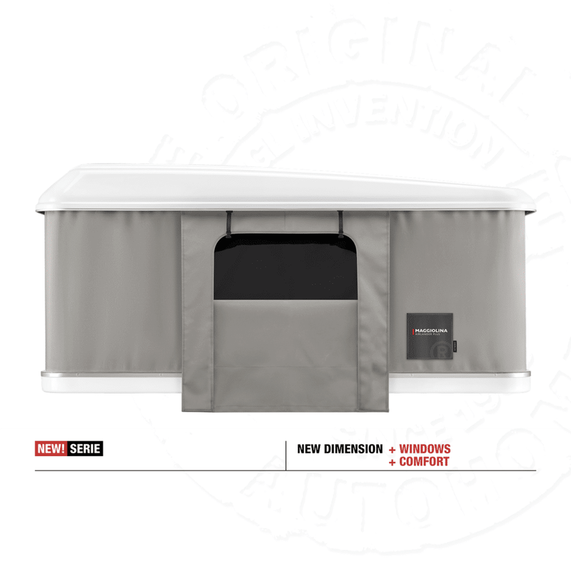 AutoHome Maggiolina Airlander Plus Tenda da Tetto Rigida Medium - Gray