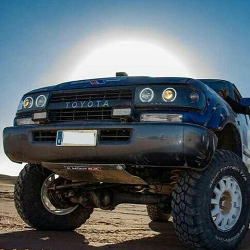 TOYOTA J8 SERIES 1989-2007 4-HDJ-FZJ80 Piastra paramotore anteriore per paraurti AFN