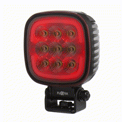 TRALERT - fanale da lavoro quadrupla a LED con fanale di posizione 9-36v