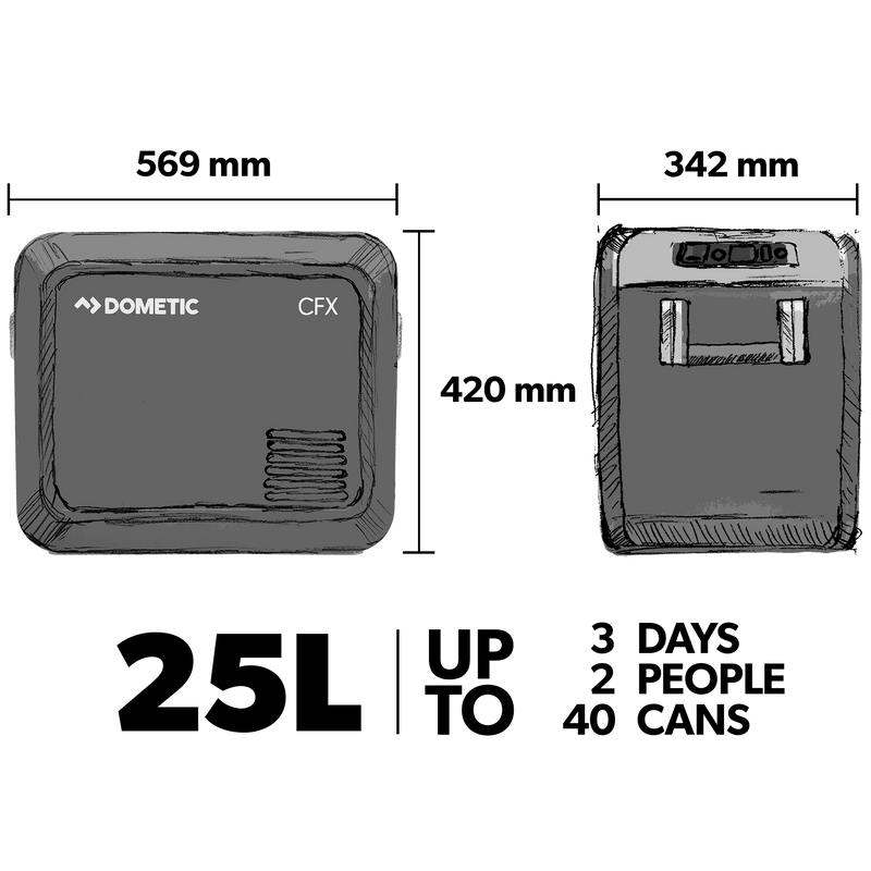Dometic CFX3 25 Frigorifero portatile a compressore, 25 l