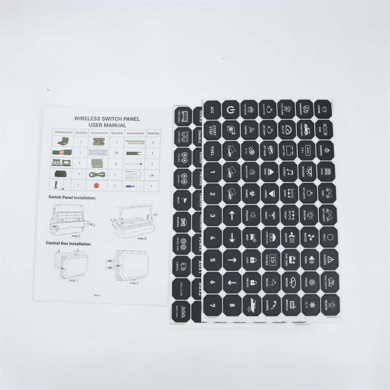 Pulsantiera Elettronica CON 12 POSIZIONI WIRELESS 100mt 