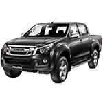 ISUZU GM D-MAX RT85 4X4 2016-20 Piastra paramotore anteriore