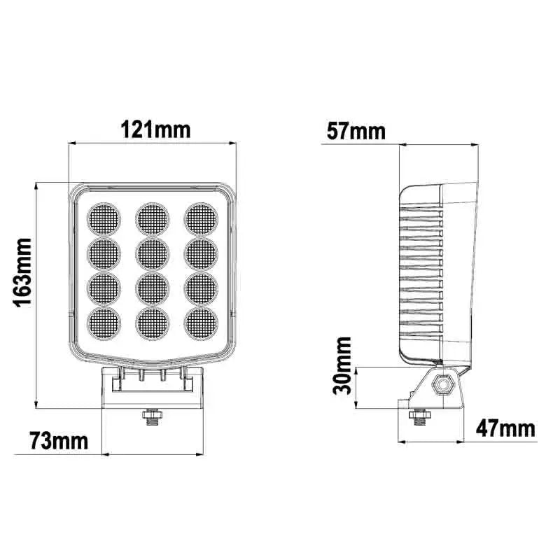 TRALERT - fanale da lavoro a LED | 3000 lumen