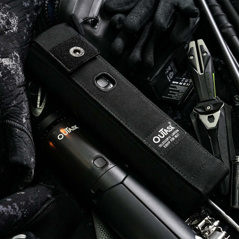 Outask Custodia Protettiva per Lanterna Telescopica Nera