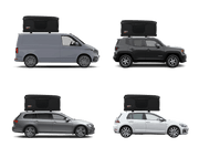 TentBox Classic2.0 Tenda da tetto Midnight Copertura rigida