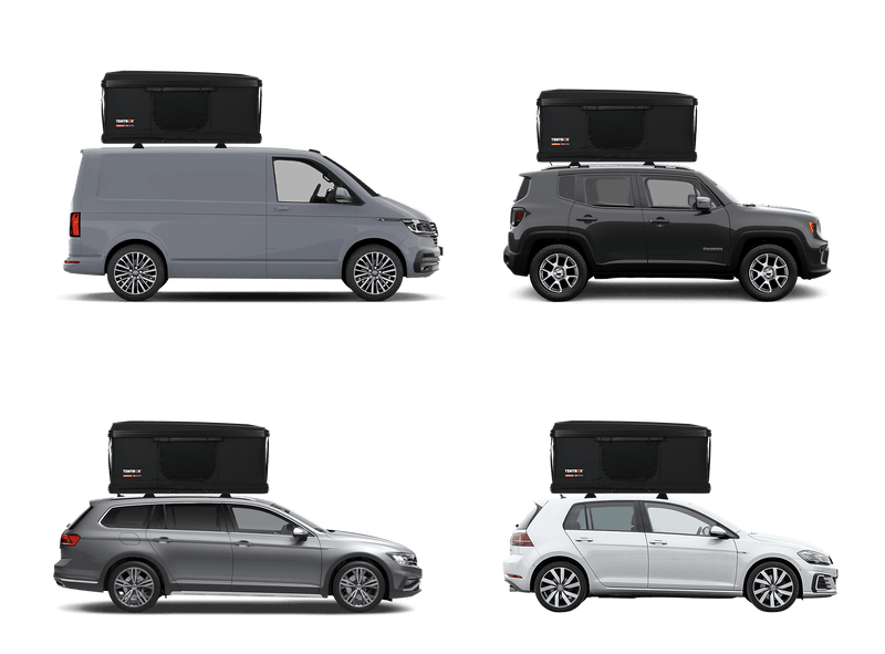 TentBox Classic2.0 Tenda da tetto Midnight Copertura rigida