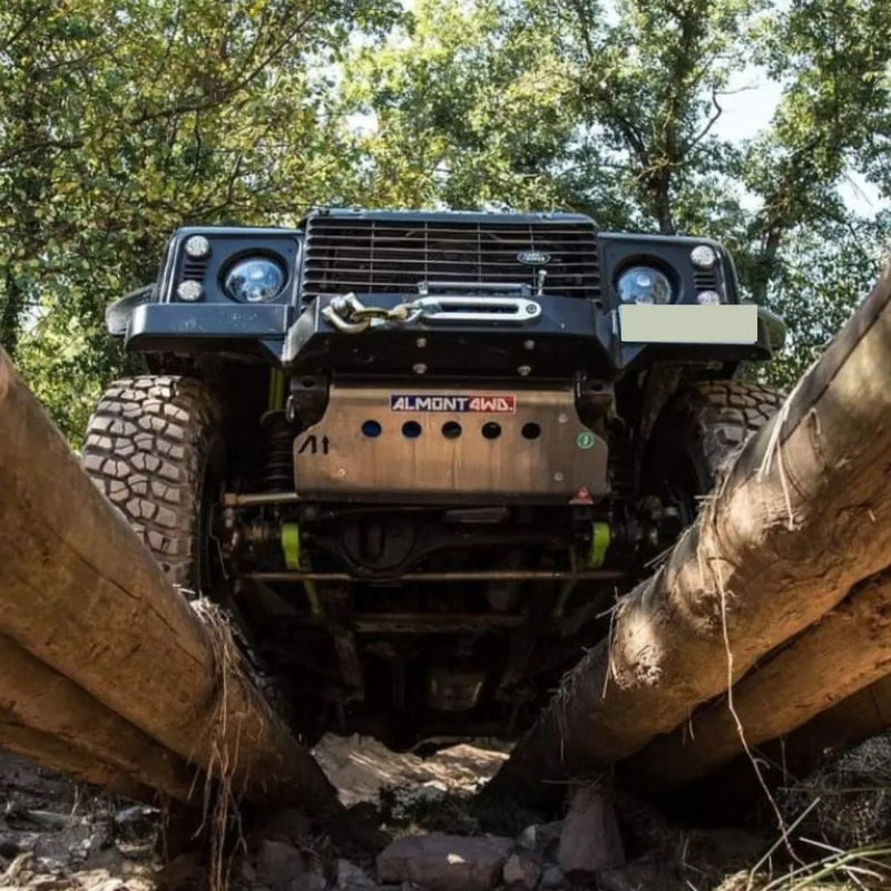 LAND ROVER DEFENDER 348-DEFENDER 130 PUMA TD4 2.2/2.4 Piastra paramotore anteriore