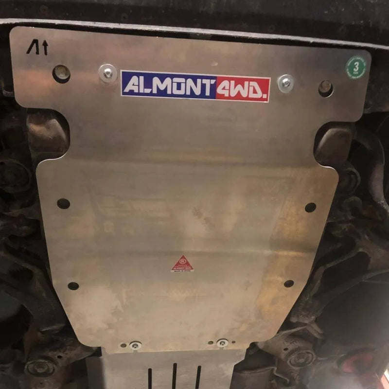 Almont4WD Touareg Cayenne Skid Plate in duralluminio 8mm - protezione sottoscocca anteriore