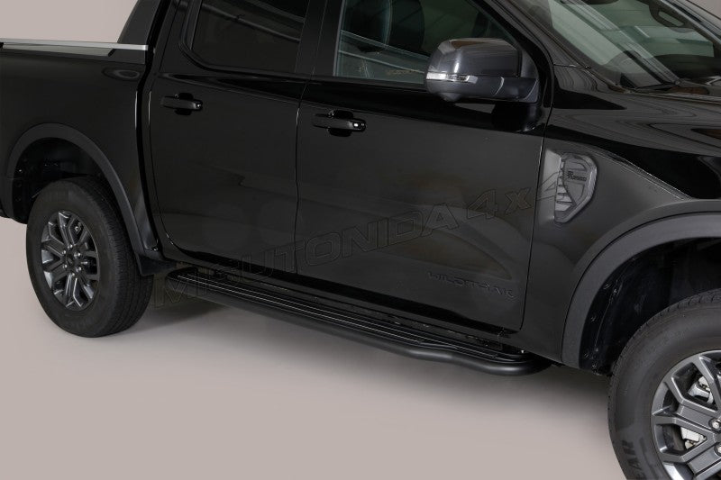 Pedane laterali Ford Ranger Double Cab dal 2023 Misutonida P/295/PL versione nera