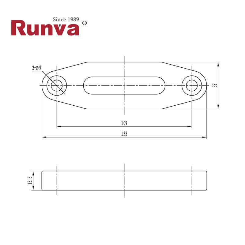 GUIDA FISSA IN ALLUMINIO PER 2000-2500-3000-3500