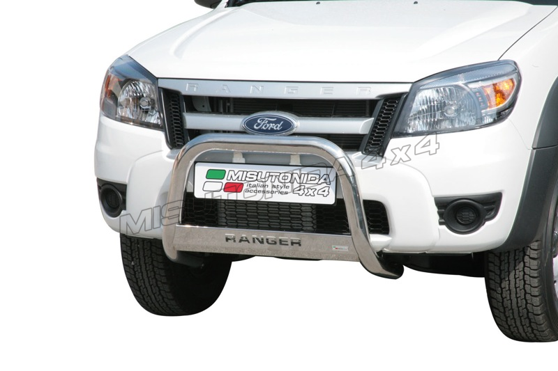 Bull bar Ford Ranger Double Cab 2009–2011 Misutonida EC/MED/K/250/IX inox lucido