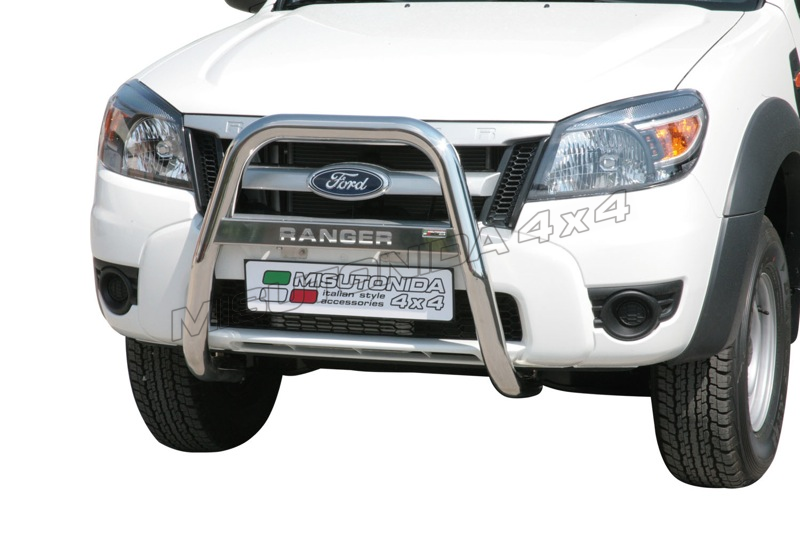 Bull bar Ford Ranger Double Cab 2009–2011 Misutonida MA/K/250/IX inox lucido