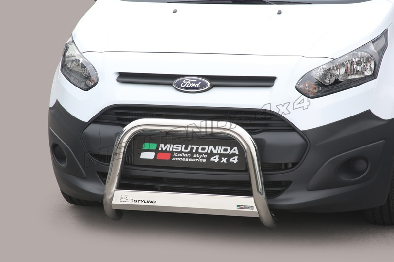 Bull bar Ford Transit Connect 2014–2017 Misutonida EC/MED/362/IX inox lucido