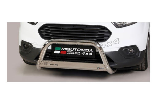 Bull bar Ford Transit Courier / Tourneo Courier 2018–2023 Misutonida EC/MED/452/IX inox lucido